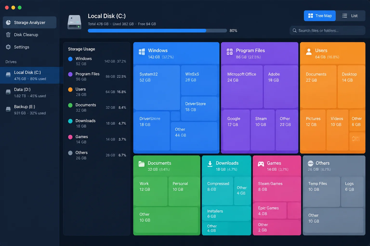 WizTree 4.32 Disk Analyzer Update